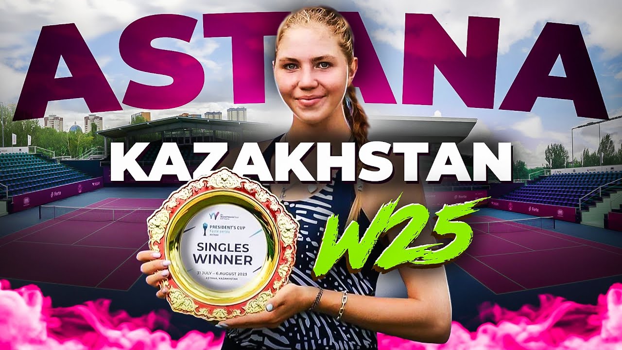 ПОБЕДА НА ТУРНИРЕ W25 Астана, Казахстан 🇰🇿 | Знакомство с Полиной Яценко WTA #323