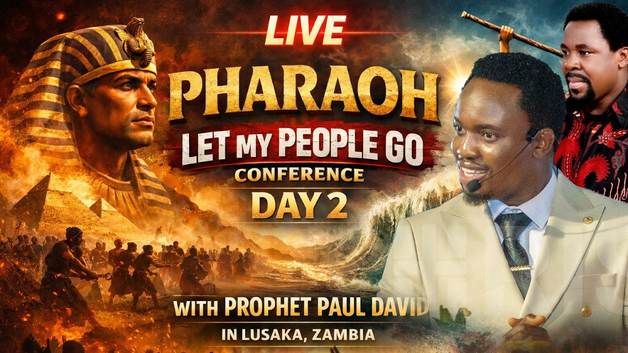 DAY 2 PHARAOH LET MY PEOPLE GO CONFERENCE WITH PROPHET PAUL DAVID! #tbjoshualegacy #prophetpauldavid