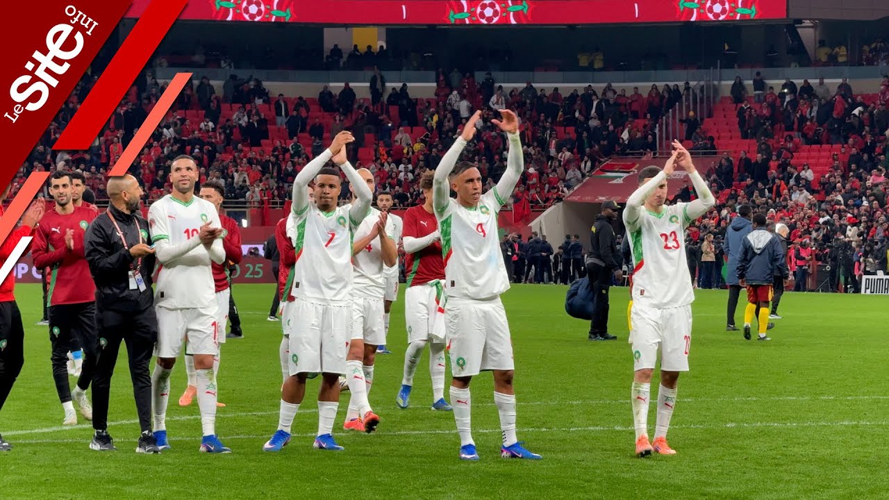 صافرة الخلاص.. الركراكي والأسود يحتفلون بالانتصار على الكاميرون