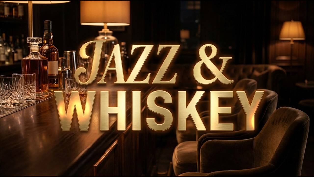 🔴 After Night Whisky Jazz Bar Lounge 🎹 Soft Smooth Jazz for Stress Relief