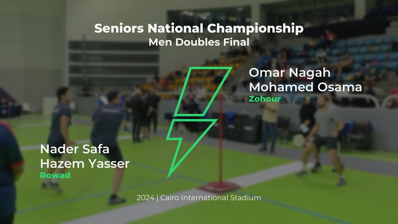 Speedball | Nader & Hazem vs Omar & Mohamed | Full Match | 2024 National Seniors Final