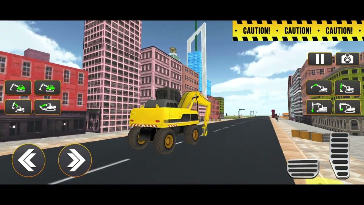 Jcb diggers bulldozer for kids trucks excavator children backhoe tractors toddlers loader