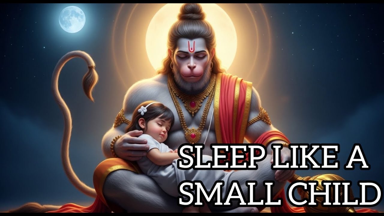 🌙 Om Hanumate Namah | 24×7 Live | Deep Sleep Hanuman Mantra | Peaceful Meditation