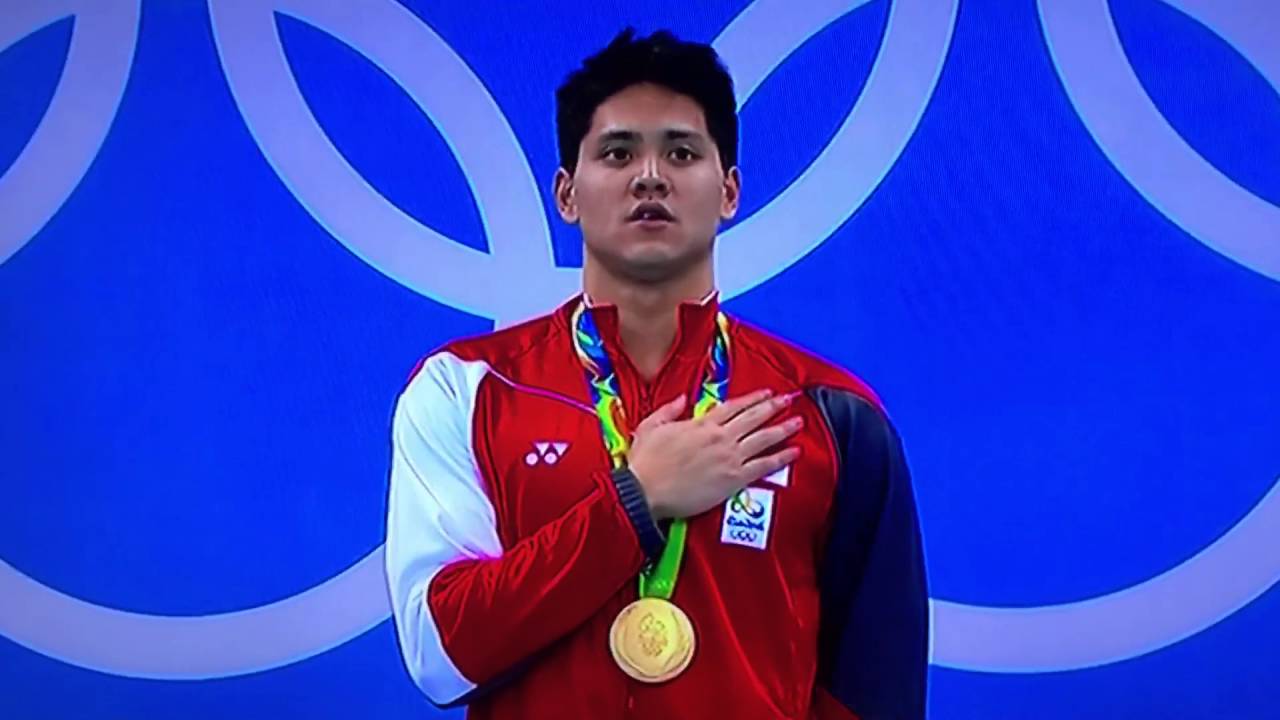 100m Butterfly award ceremony @ 2016 Rio Olympic