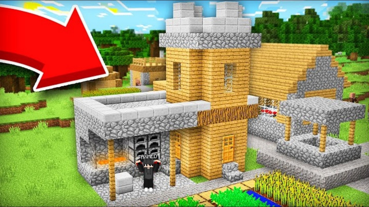 MEN UYIMNI REMONT QILDIM VA 2CHI ETAJ QOSHDIM!!!! AXMED  MINECRAFT