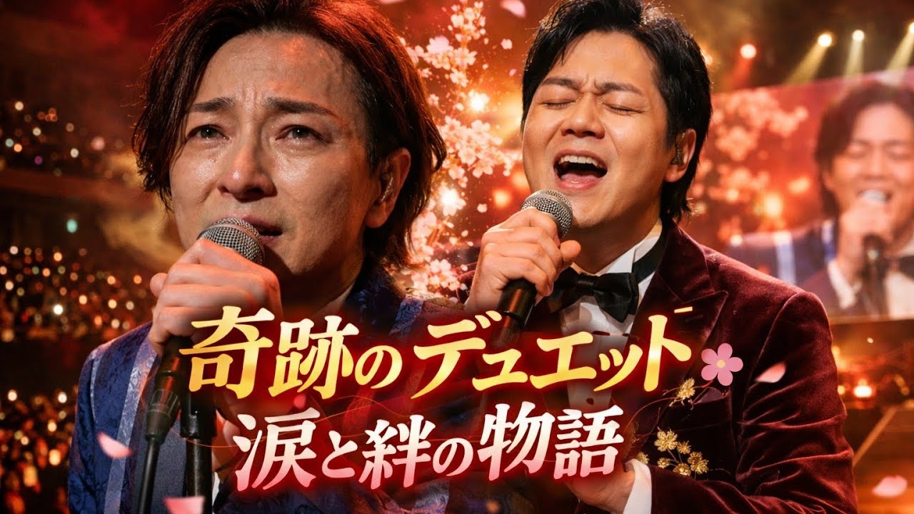 🔥🎤🌸奇跡の歌声…三山ひろし×山内惠介が魂を揺さぶる感動の名曲！涙が止まらない愛と侍の物語😭✨