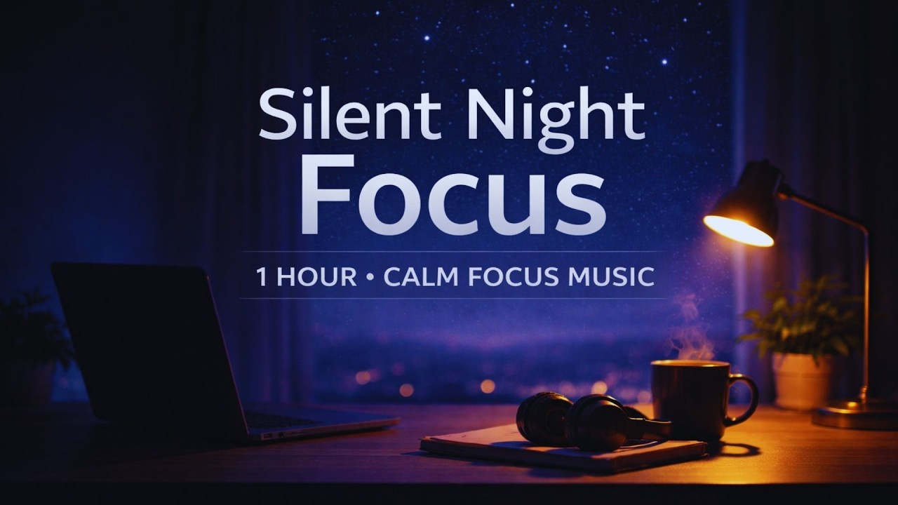 Silent Night Focus | 1H Calm Focus Music