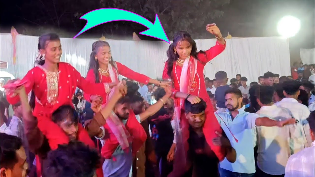 मुरबाड धांगडपाडा 💃🏻 पोरींला खांद्यावर बसून भारी नाचवला ✌🏻Murbad Dhangadpada ||Dimple Musical 