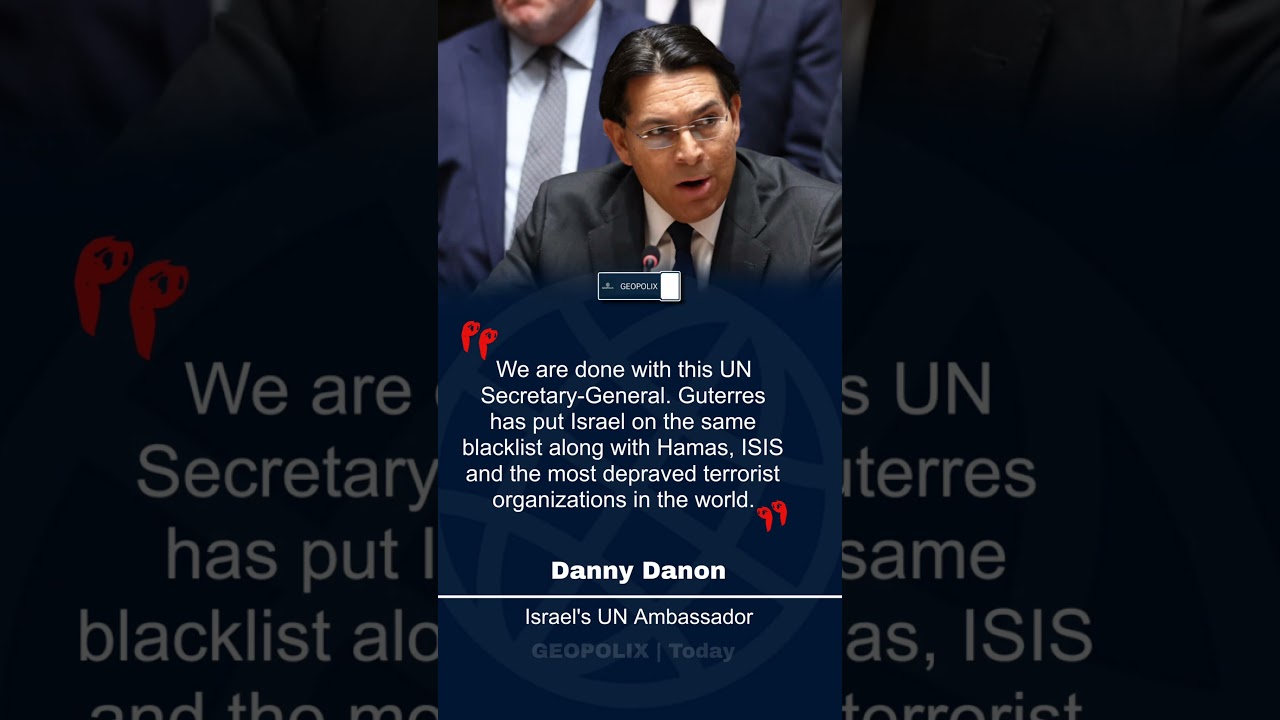 Israel Freezes Out UN Chief Over Controversial Conflict Blacklist