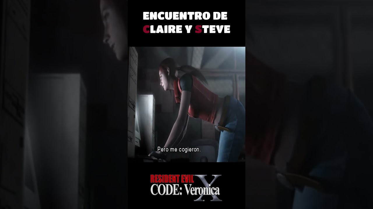 Encuentro de Claire y Steve #residentevilcodeveronica #shorts