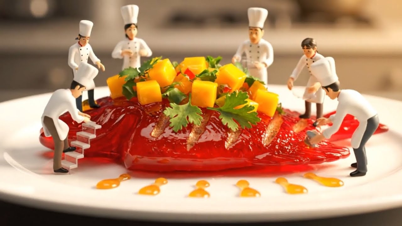 Pick Your Favorite! Miniature Chefs Build Gourmet Glass Feasts