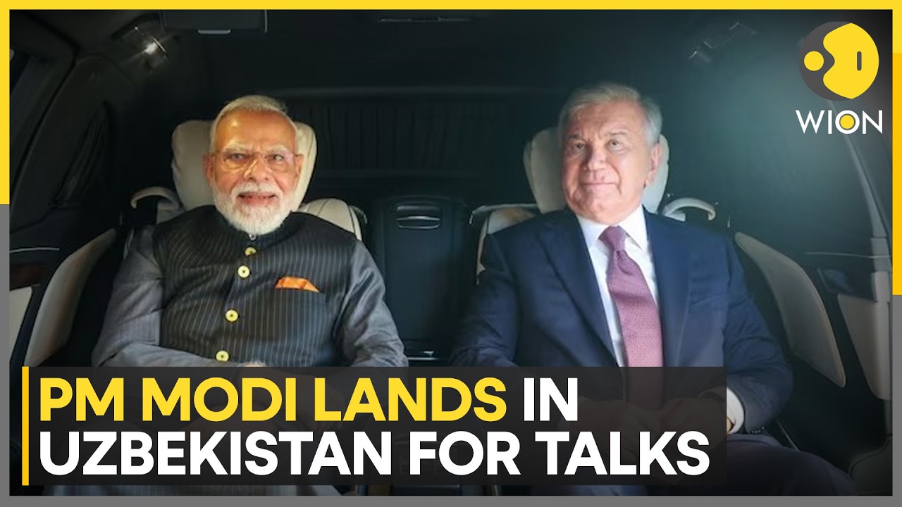 PM Modi in Uzbekistan | PM Narendra Modi Arrives In Tashkent For Two-Day Visit