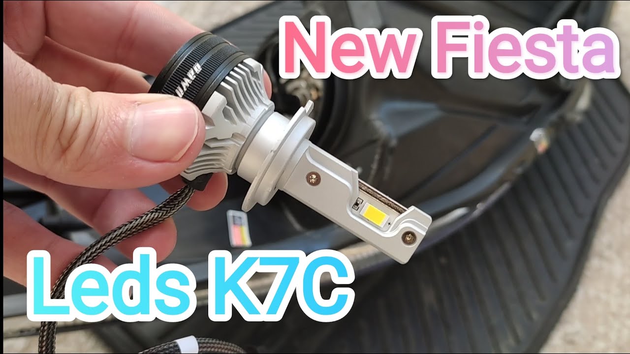 Instalando leds K7C no New Fiesta