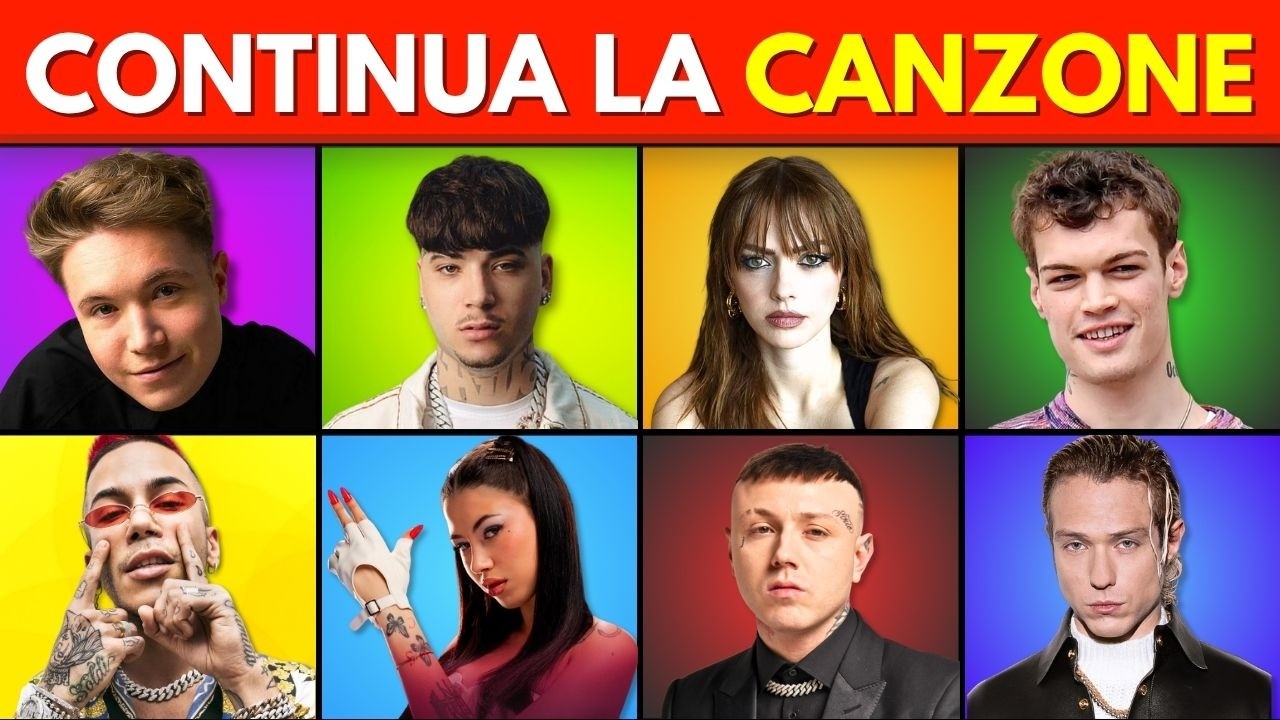 QUIZ - CONTINUA LA CANZONE ITALIANA 2020 - 2025 [PARTE 4] 🇮🇹 🎤