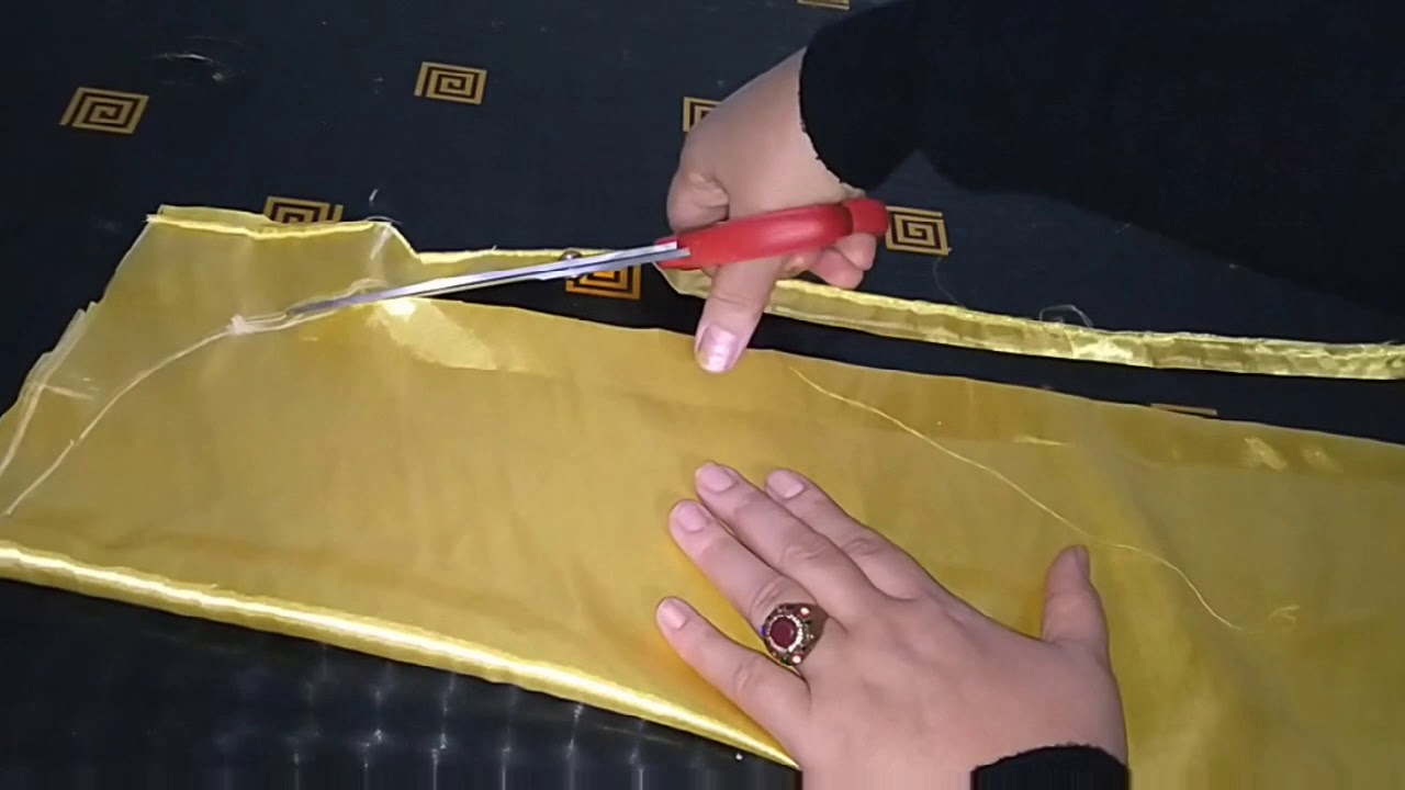 خياطه منديل بطريقه سهله
