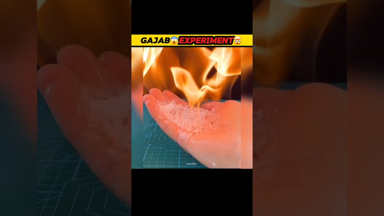 Science Ka Jadoo😱Aag Haath Mein Lagao Aur Haath Na Jale🤯 | FactsX