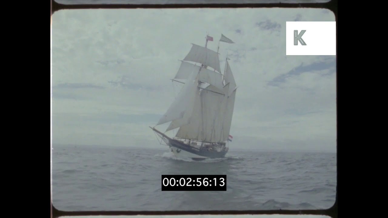 1970s, Sailing Boats, Galleon and Schooner, 16mm