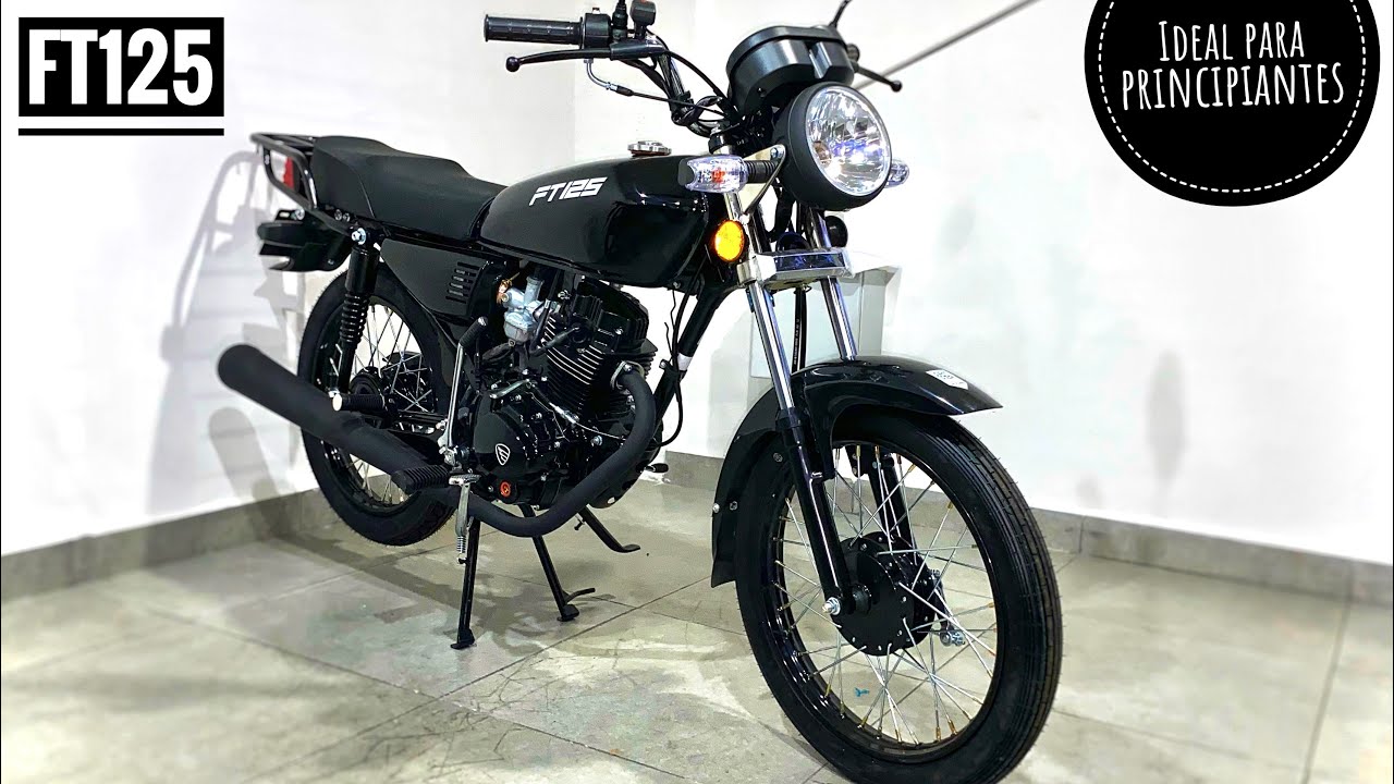 Italika FT125 negro Una MOTO para PRINCIPIANTES