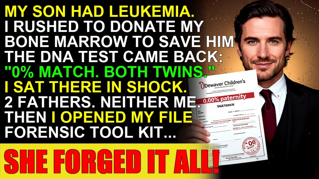 My Son Needed Bone Marrow. I Rushed To Donate. Then The DNA Test Made Three Doctors Freeze | Revenge