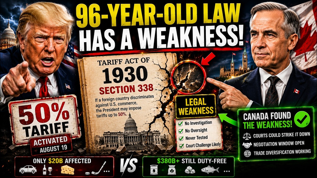 BREAKING: Trump Revived a 96-Year-Old Tariff Law&mdash;Canada Found Its Weakness