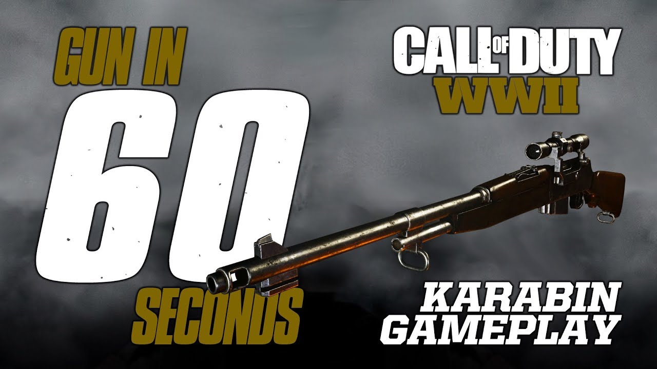 KARABIN GAMEPLAY/COMMENTARY (CODWW2 CUSTOM CLASS GUIDE)