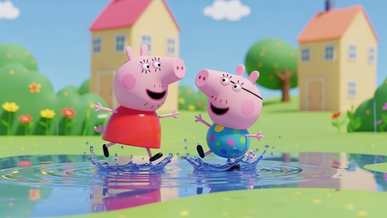 Peppa Pig encontró una cometa en el barro 🐷🪁 | Canción Infantil Divertida | Rimas para Niños AV1