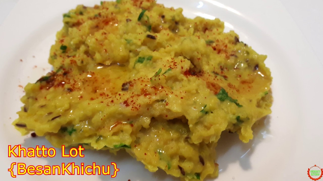 5 min Besan khichu Recipe|| Khatto lot in hindi Recipe||Quick Besan upma Gujarati Stlye