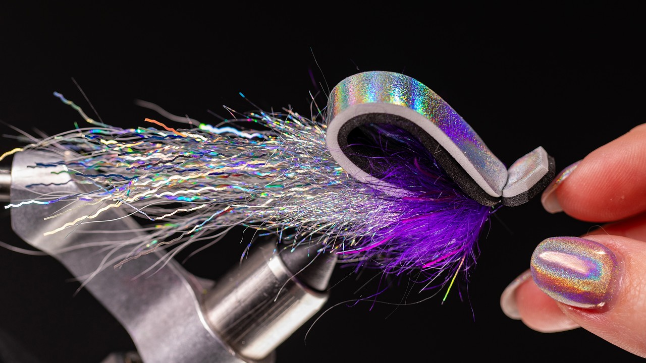 Relaxing Fly Tying: Holographic Gurgler