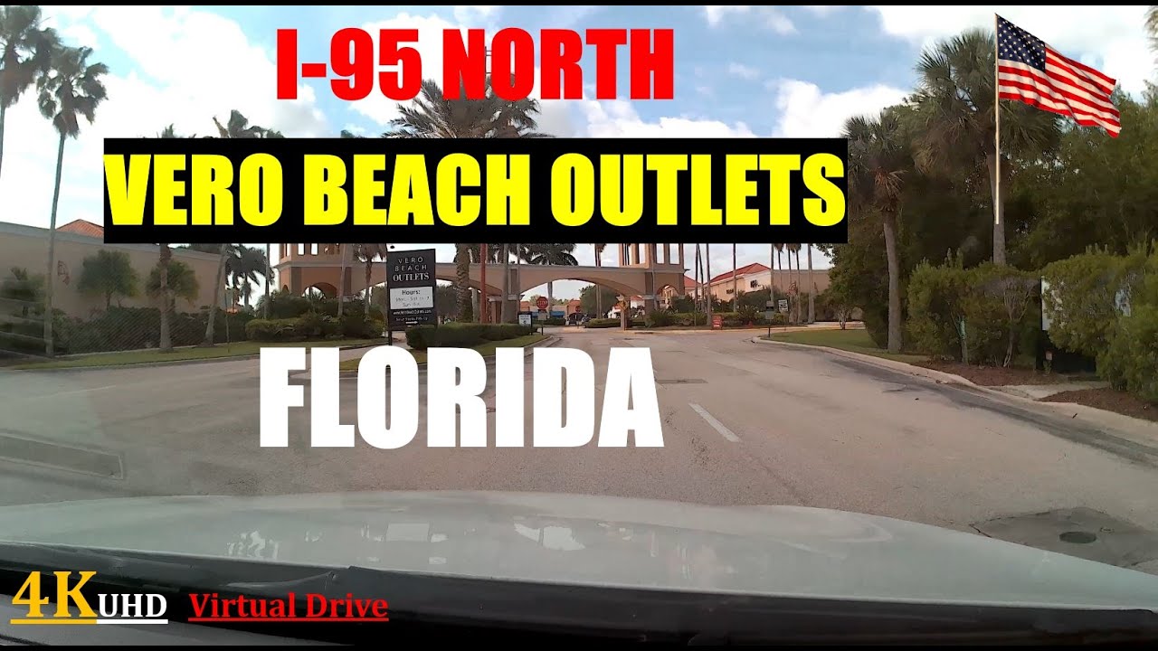 EARLY MORNING VIRTUAL DRIVE THROUGH I-95 NORTH TO VERO BEACH OUTLETS |WITH MUSIC|4KUHD|CANDY CHANNEL