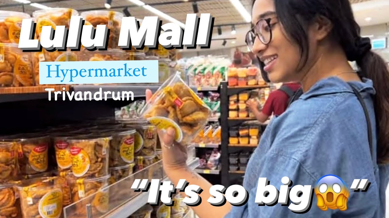 My first solo flight✈️ | Kerala Files #1 : Explored Lulu Mall Hypermarket Trivandrum ❤️