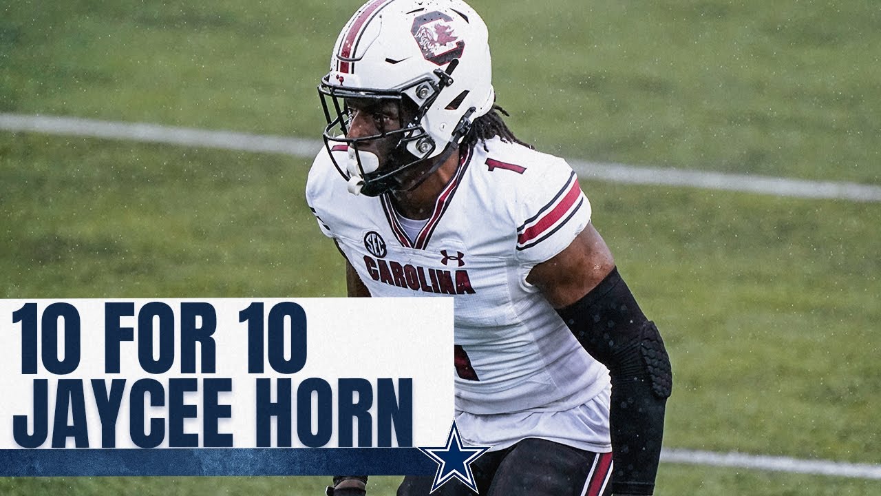10 for 10: CB Jaycee Horn | Dallas Cowboys 2021