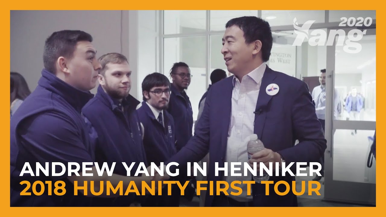Andrew Yang in Henniker, NH | 2018 Humanity First Tour