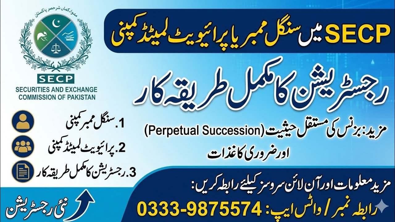 SECP Company Registration in Pakistan | Complete Business Registration Procedure 🇵🇰 