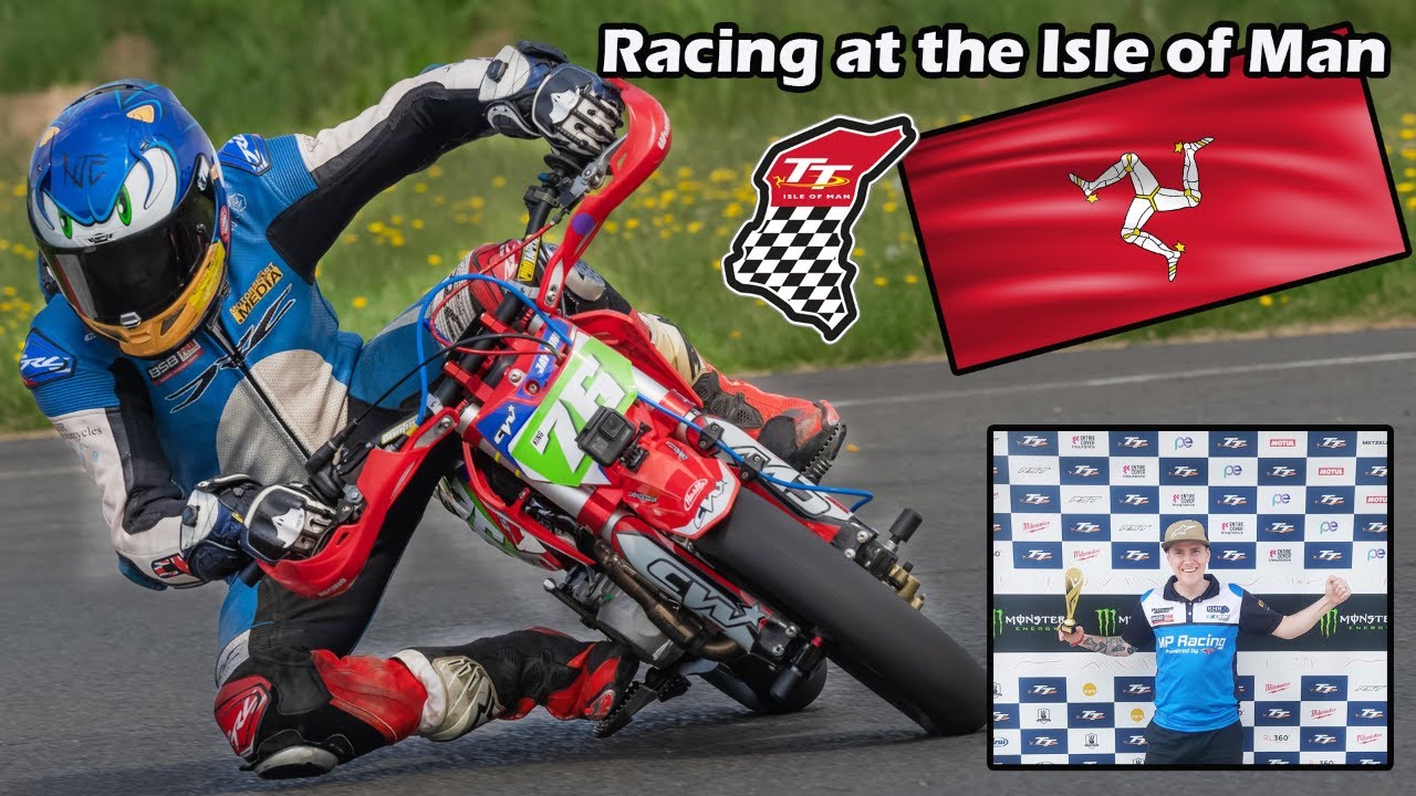 Racing Pit Bikes On the Isle of Man ! *** How did we get on? *** #pitbike #pitbikesupermoto