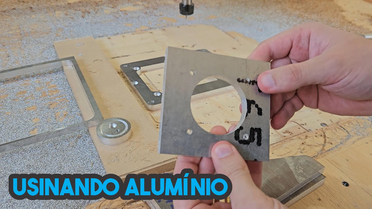 Usinagem de alumínio na CNC Router