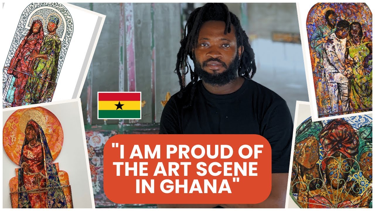 HOW This Young Ghanaian Artsist HASSAN ISSAH Is Putting Ghana On The Map & Changing The Art Scene