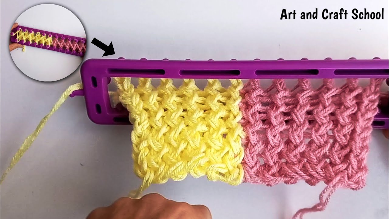 How to Granny Rectangle Loom Knitting Tutorial 