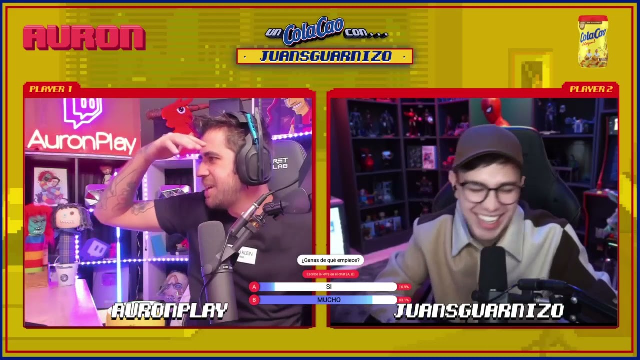 JuanGuarnizo y Auron charlando