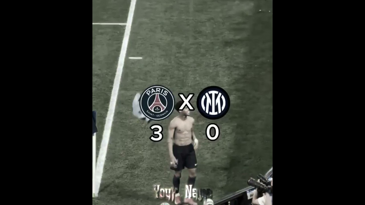 5 nil psg vs inter millan🐐🐐🐐
