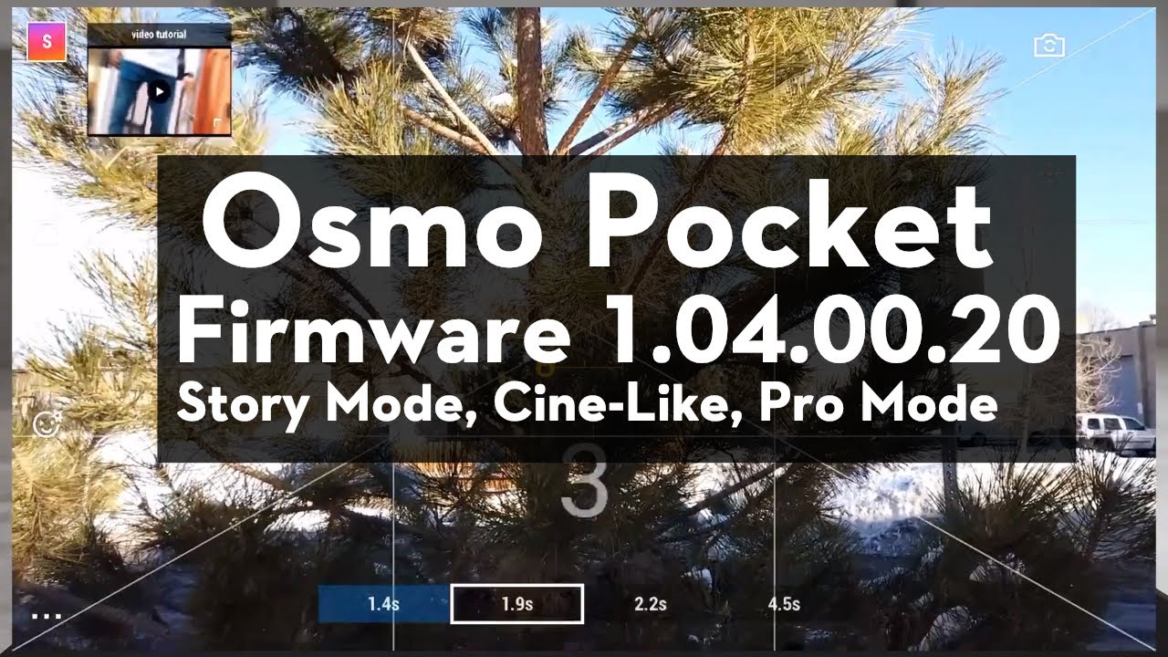 DJI Osmo Pocket Firmware Update 1.04.00.20