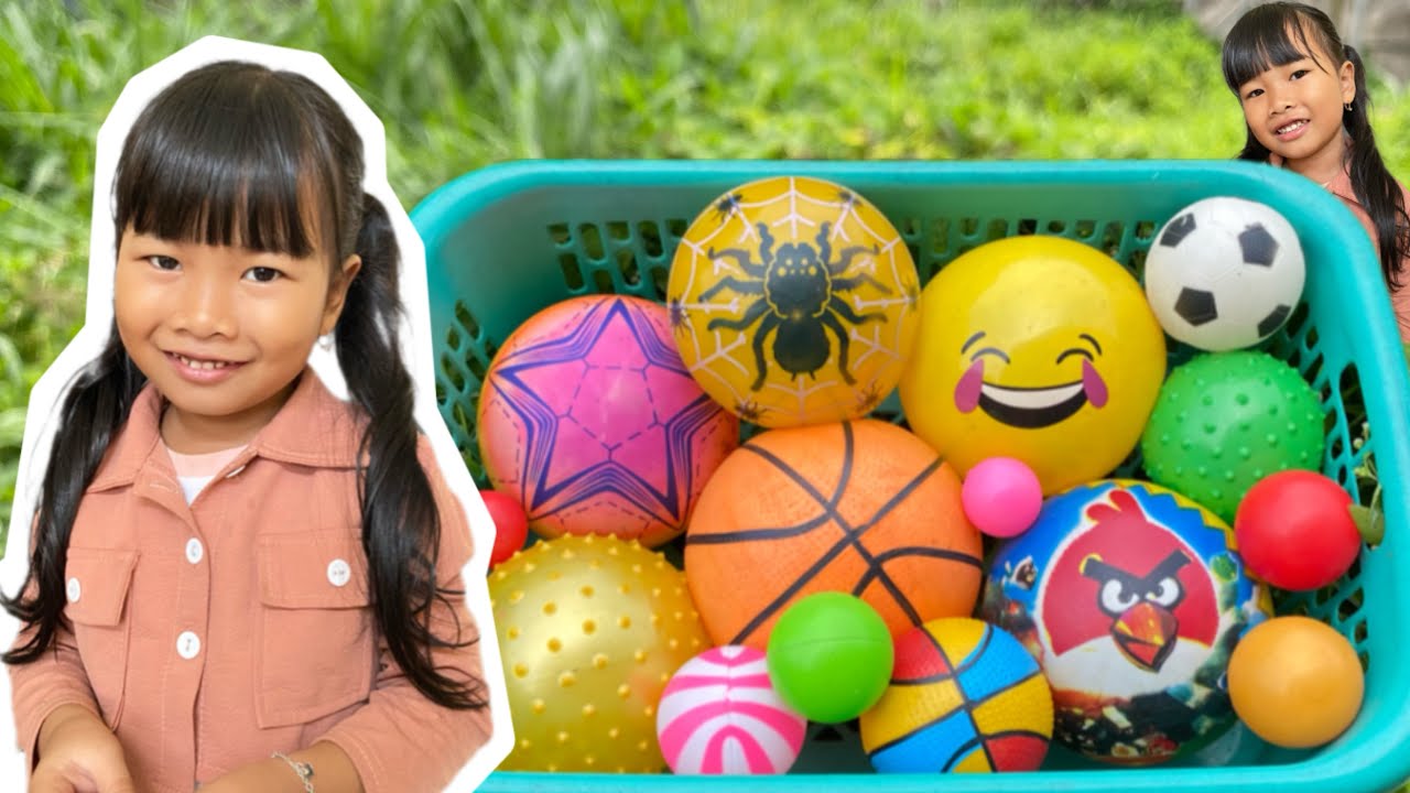 Seru!! Mengumpulkan Bola Warna Warni, Ikan, Nailong, Mobilan Truk