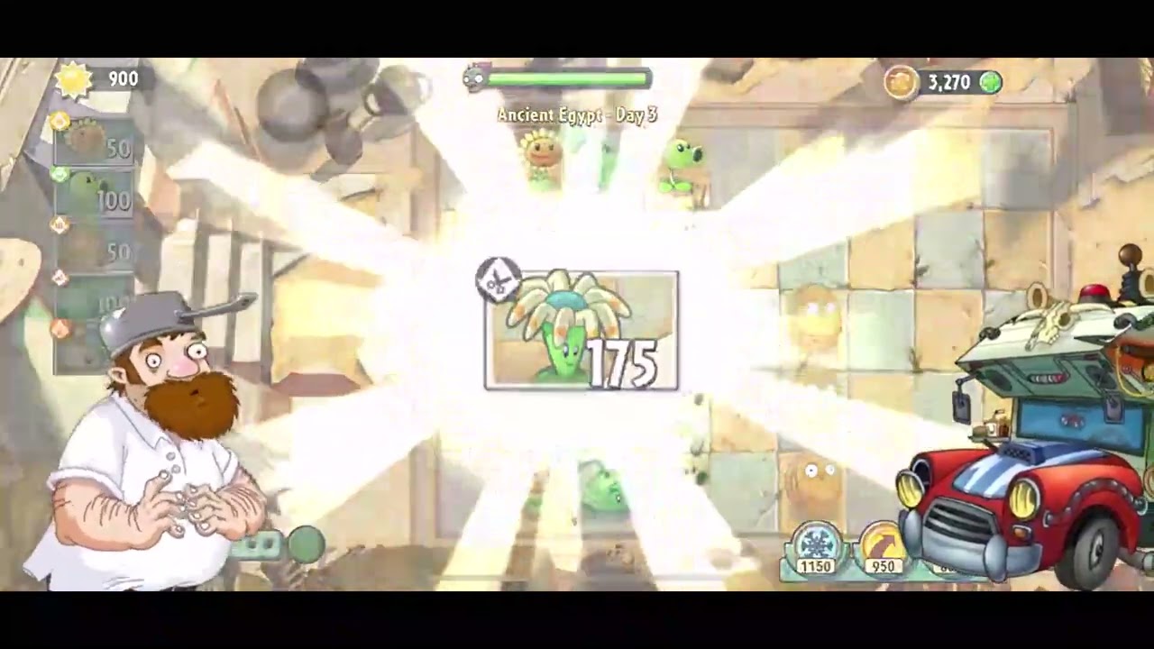 PLANTS VS ZOMBIES 2 | Finish Ancient Egypt Day 1 - Day 5 | ARSDORINT TEAM