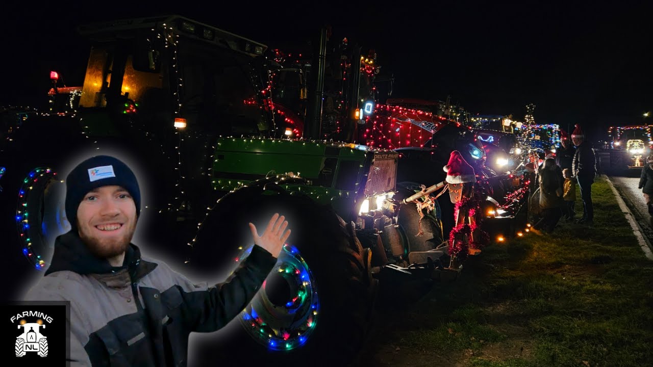 Mee rijden in een Verlichte Trekker Optocht | Kerst