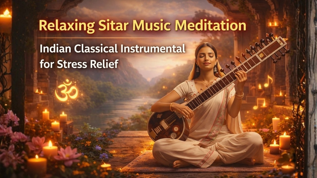 Sitar Music for Relaxation | Indian Classical Sitar Instrumental | Meditation & Stress Relief
