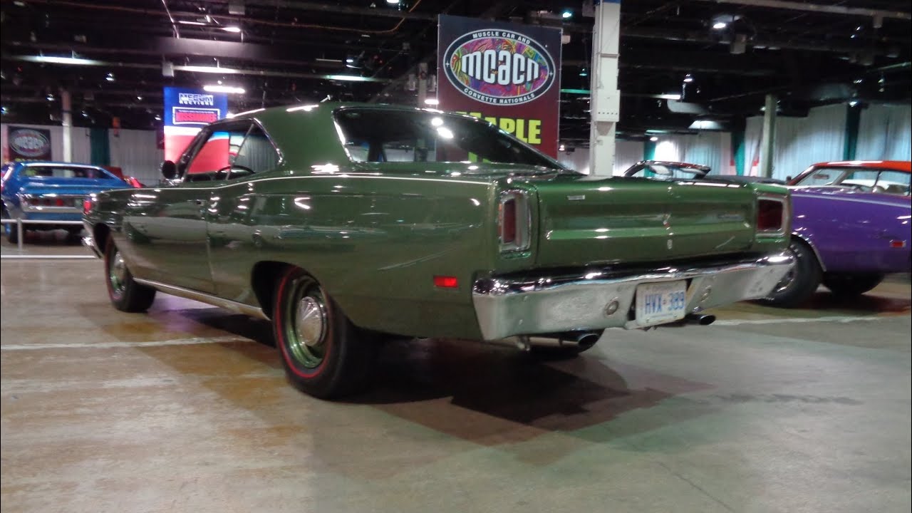 1969 Plymouth Road Runner 426 Hemi Engine 4 Speed in F8 Green on My Car Story with Lou Costabile
