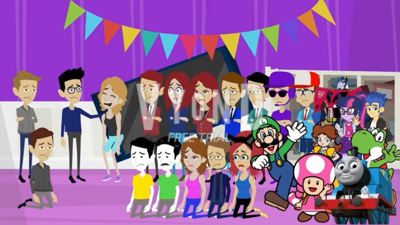 Racist Luigi, Dark Snails, Dark Nabbit, Mr. L & Mrs. D Ruins My Girlfriend’s Birthday Party/Grounded