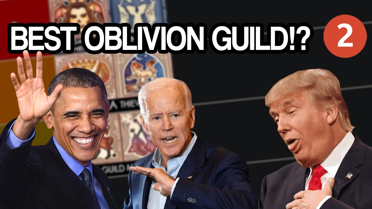 The US Presidents Finish their Oblivion Guild Tierlist!