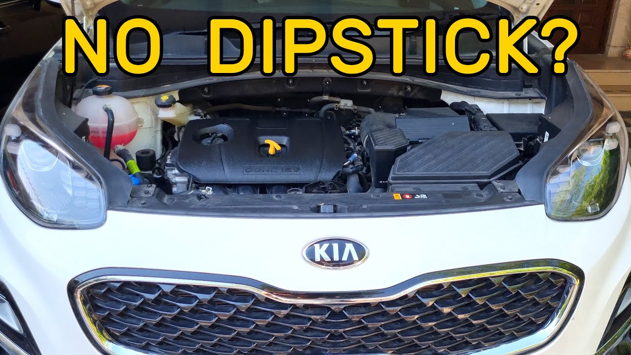 How to check transmission fluid level in Kia Sportage - no dipstick!
