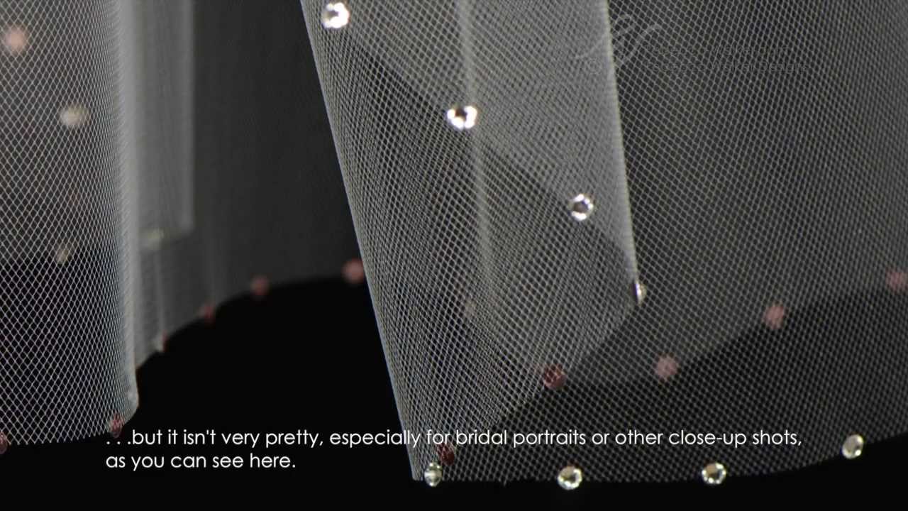 Bridal Veils with Rhinestone Accents Made With SWAROVSKI ELEMENTS from Rebecca-Walker.com   HD 720p