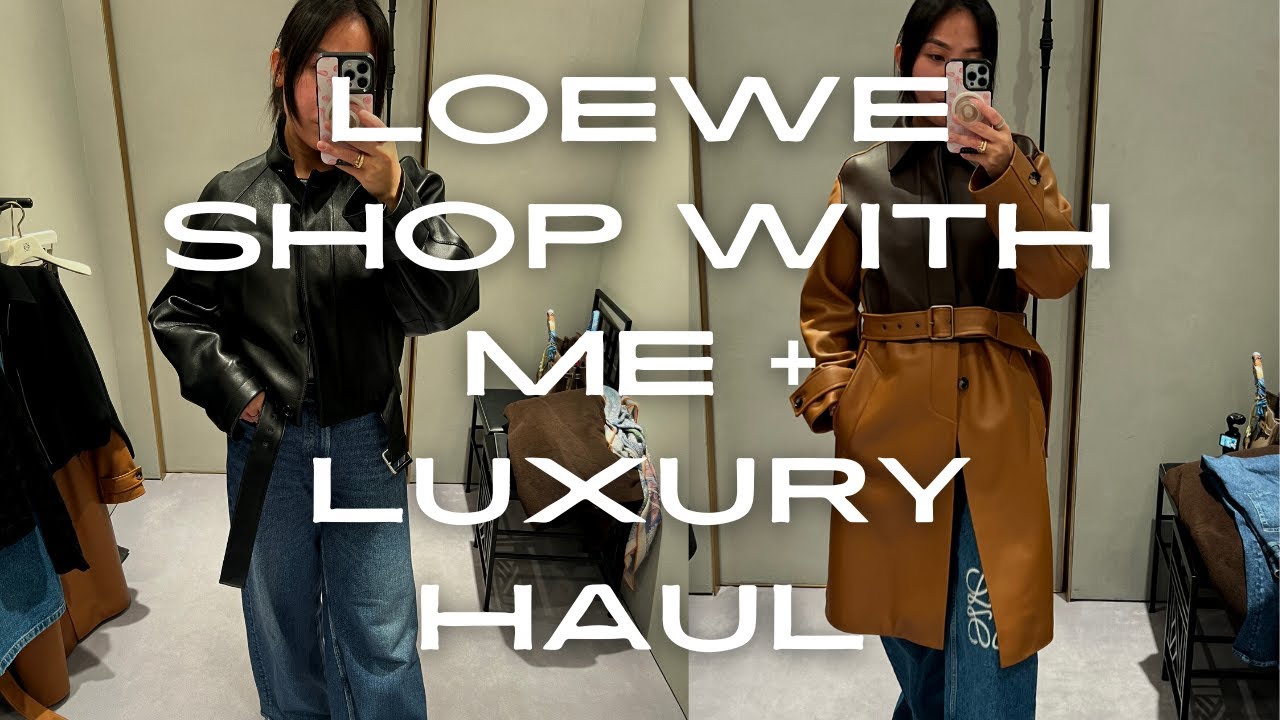 Loewe, Hermes, Louis Vuitton, Sau Lee Haul + Loewe Shop with ME!